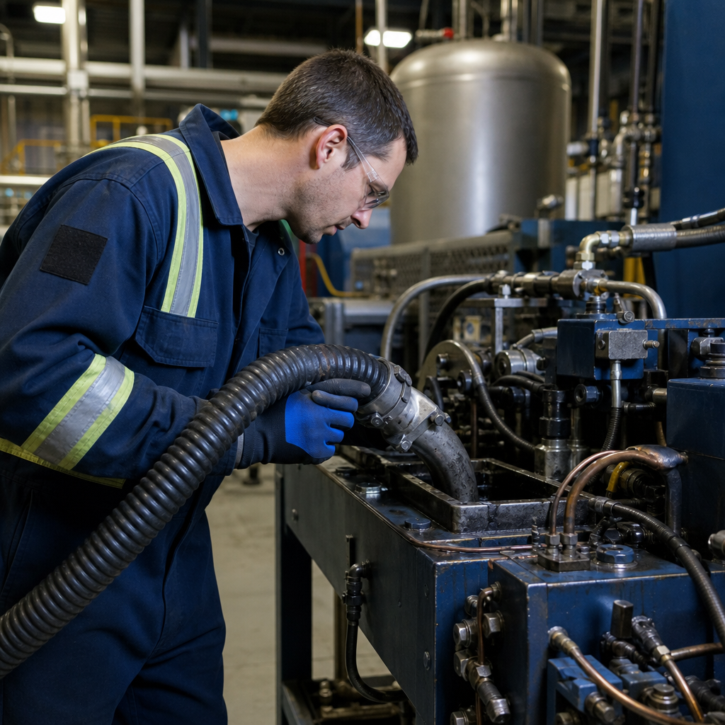 Pompage d’huiles et d’effluents industriels